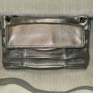 Cole Haan Silver Crossbody Bag